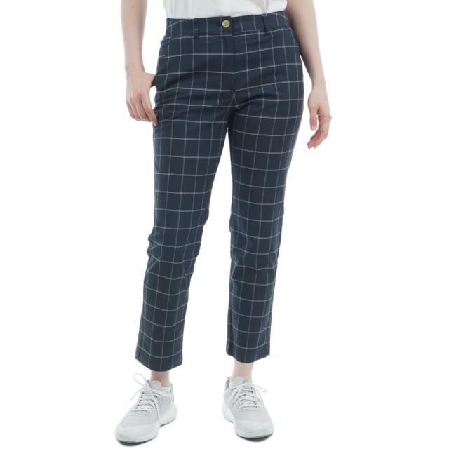マンシングウェア　Munsingwear　SEASON COLLECTION ストレッチウインドペンチェック8分丈パンツ　レディス 7,725円