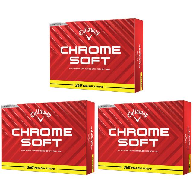 キャロウェイゴルフ CHROME SOFT CHROME SOFT 360 イエロー