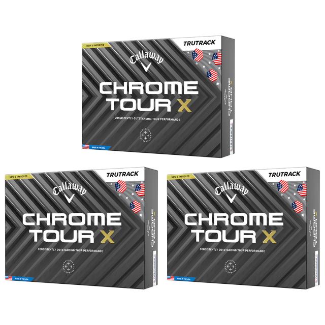 キャロウェイ CHROME TOUR TRUTRACK ゴルフボール8スリーブ