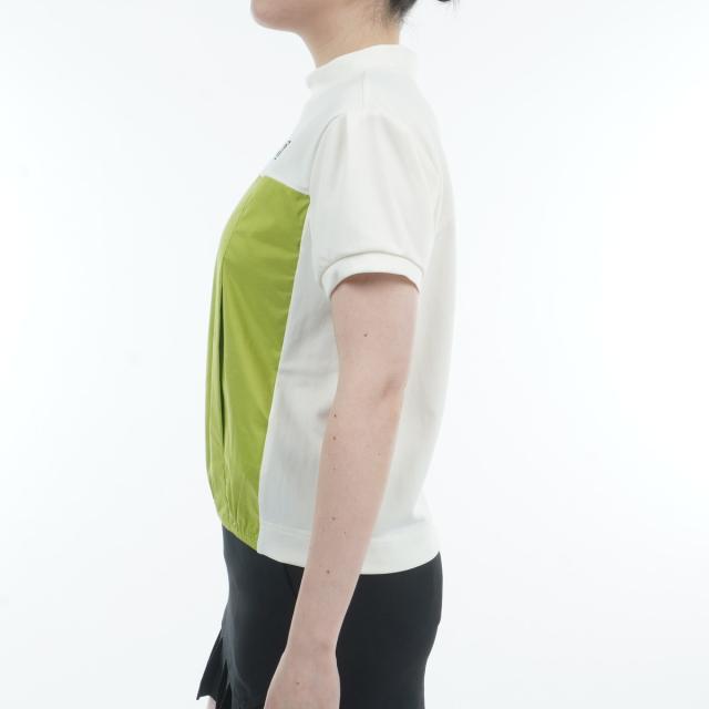 アルチビオ archivio ストレッチ ハイネック半袖プルオーバー