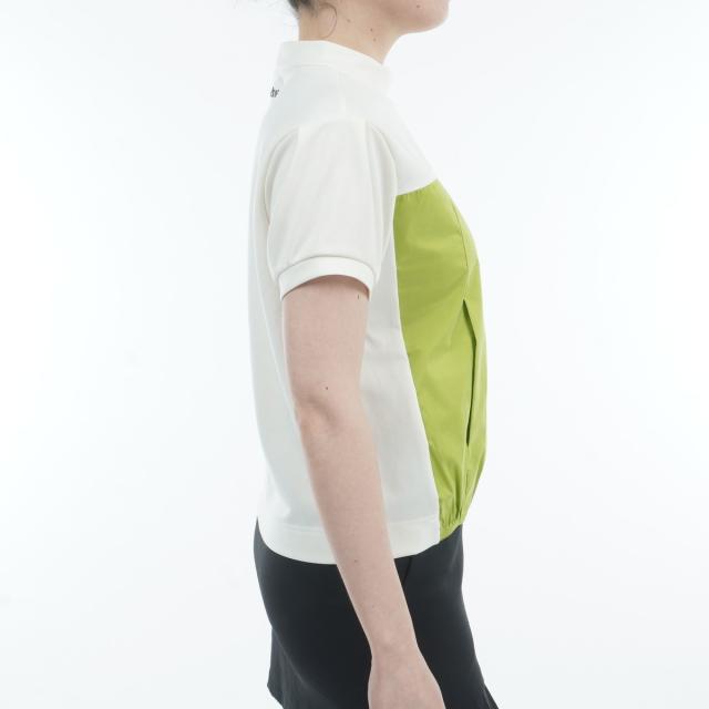 アルチビオ archivio ストレッチ ハイネック半袖プルオーバー