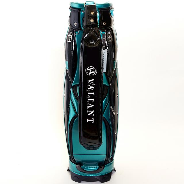 サンプル VALIANTゴルフ カジュアル キャディバッグ BK×WH シェリフ