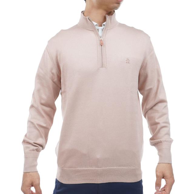 マンシングウェア　Munsingwear　STANDARD アメリカン・シーアイランドコットン ハーフジップセーター