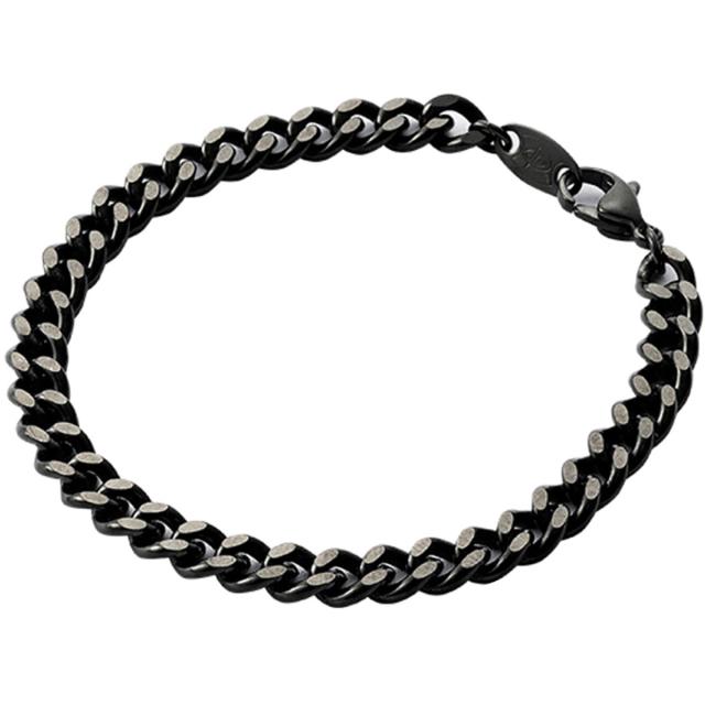 ファイテン　phiten　炭化チタンチェーンブレスレット 19cm