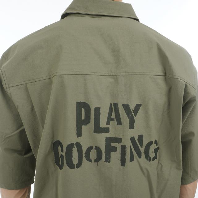 プレイグーフィング PLAYGOOFING ストレッチ 半袖カラーシャツの通販は