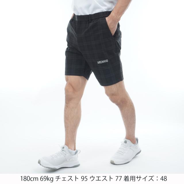 ARCHIVIO アルチビオ ゴルフ パンツ ストレッチ ウール 48 ARCHIVIO アルチビオ ゴルフ パンツ ストレッチ ウール 48 メンズ