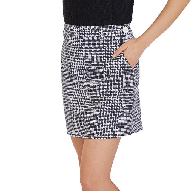 デルソルゴルフ　DELSOL GOLF　軽量グレンチェック柄スカート　レディス