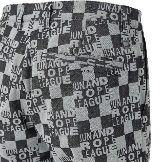 ジュン アンド ロペ JUN & ROPE チェッカージャカード ショートパンツ