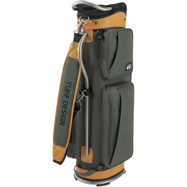 極美品✨TURF DESIGN ターフデザイン キャディバッグ ゴルフバッグ ターフデザイン TURF DESIGN アドベンチャーシリーズ キャディバッグの