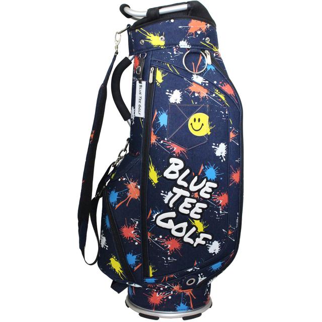 ブルーティーゴルフ　BLUE TEE GOLF　デニムペイント キャディバッグ