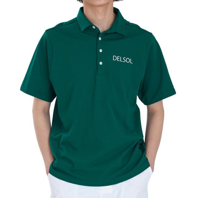 デルソルゴルフ　DELSOL GOLF　オーバーサイズ鹿の子半袖ポロシャツ