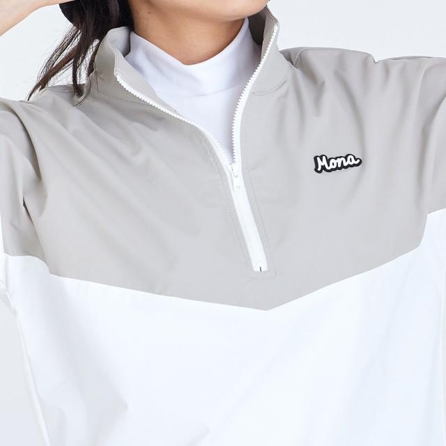 デルソルゴルフ　DELSOL GOLF　バイカラー フレンチスリーブプルオーバー　レディス_3