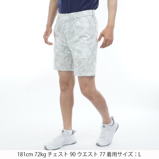 PSYCHO BUNNY ゴルフパンツ吸水速乾ホワイト サイズL