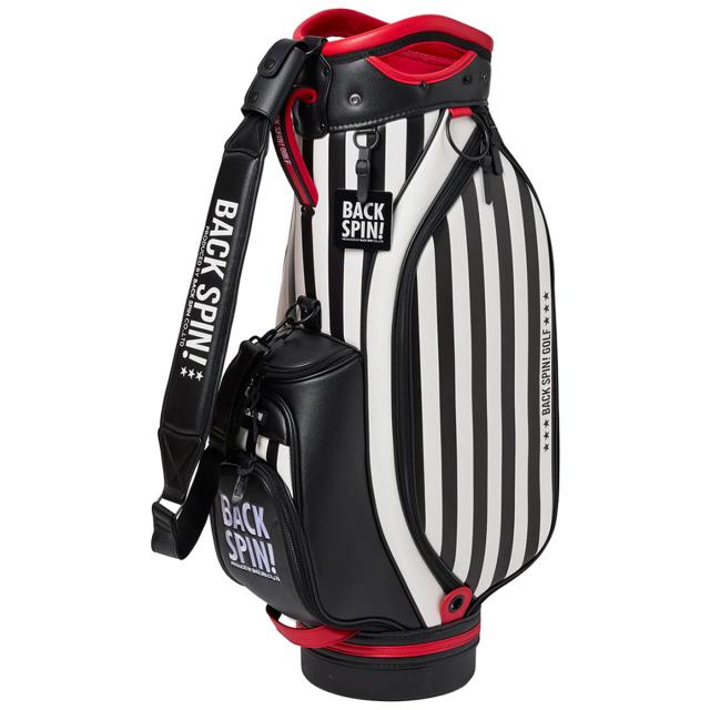 バックスピン　BACK SPIN!　ストライプツアー キャディバッグ