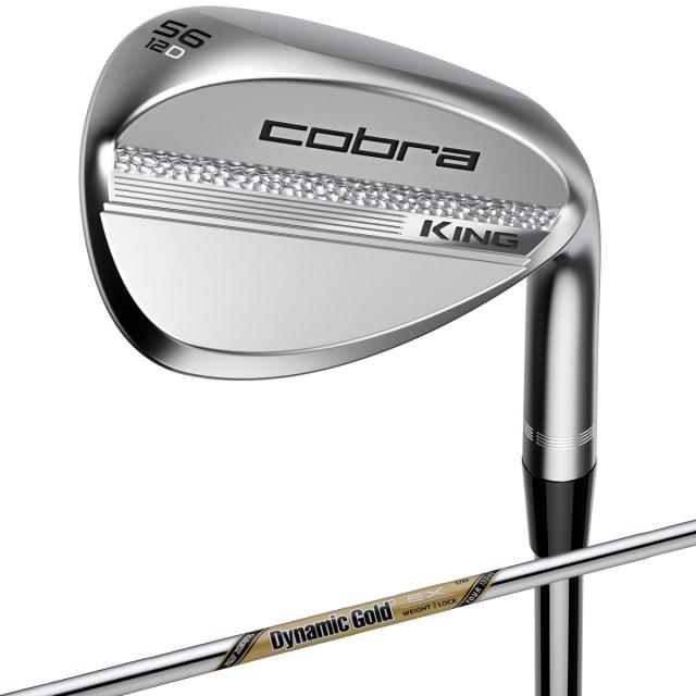 コブラ　KING　キング Dソール ウェッジ ニッケルクローム仕上げ ダイナミックゴールド EX TOUR ISSUE　シャフト：ダイナミックゴール…