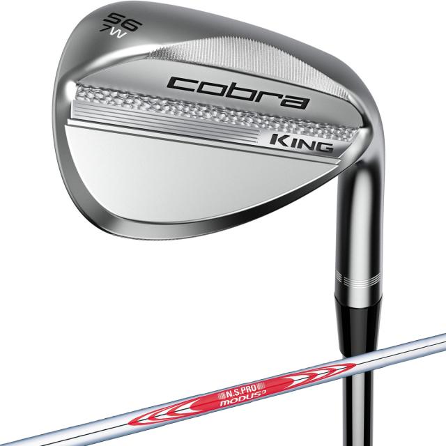 コブラ　KING　キング Wソール ウェッジ ニッケルクローム仕上げ N.S.PRO MODUS3 TOUR 105　シャフト：N.S.PRO MODUS3 TOUR 105