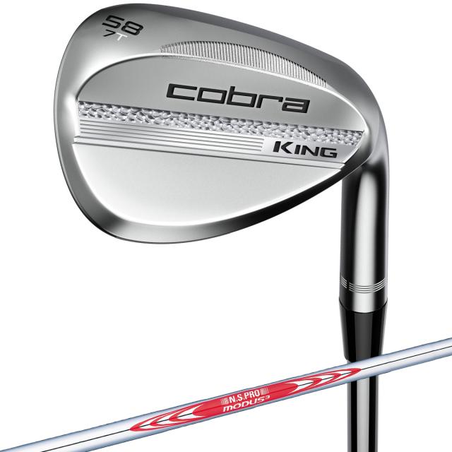 コブラ　KING　キング Tソール ウェッジ ニッケルクローム仕上げ N.S.PRO MODUS3 TOUR 105　シャフト：N.S.PRO MODUS3 TOUR 105