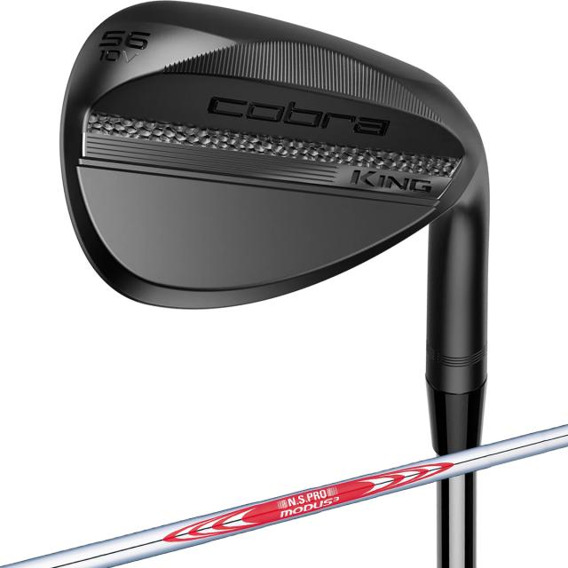 コブラ　KING　キング Vソール ウェッジ ブラックQPQ仕上げ N.S.PRO MODUS3 TOUR 105　シャフト：N.S.PRO MODUS3 TOUR 105