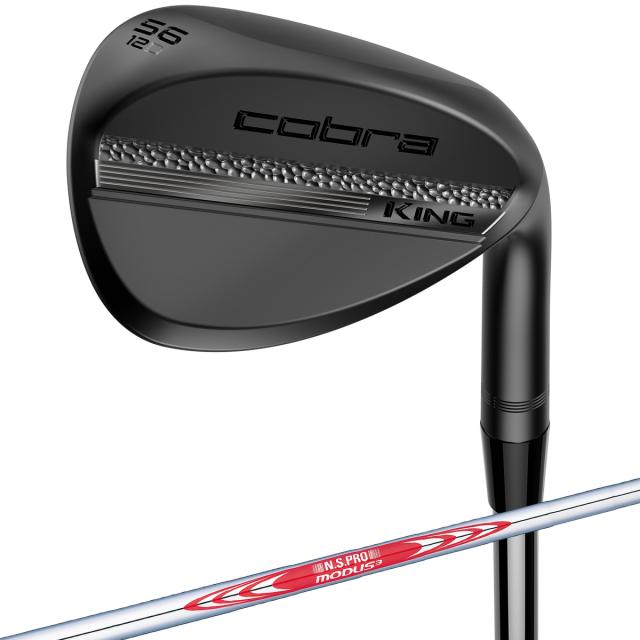 コブラ　KING　キング Dソール ウェッジ ブラックQPQ仕上げ N.S.PRO MODUS3 TOUR 105　シャフト：N.S.PRO MODUS3 TOUR 105