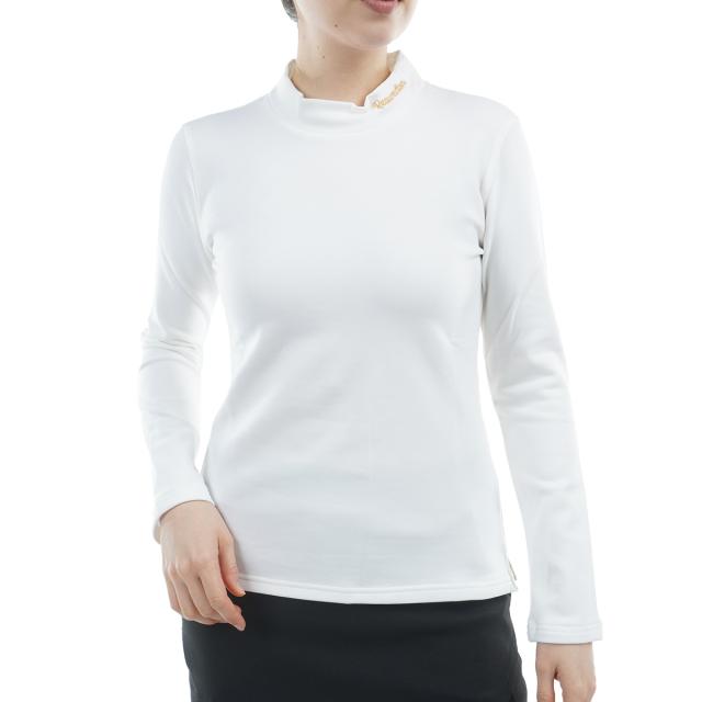 レザレクション　Resurrection　裏起毛ウォームインナーモックネック長袖シャツ　レディス