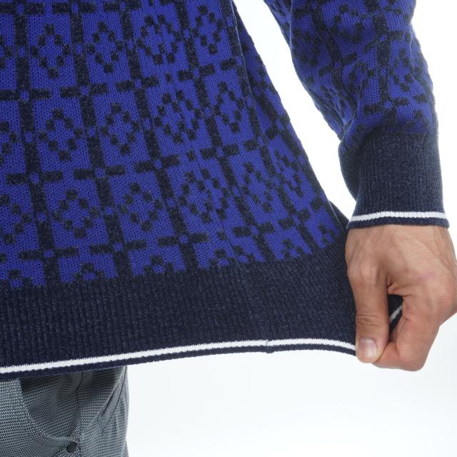 レザレクション Resurrection プラハパターンクルーネックセーターの