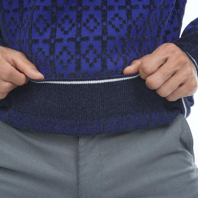 レザレクション Resurrection プラハパターンクルーネックセーターの