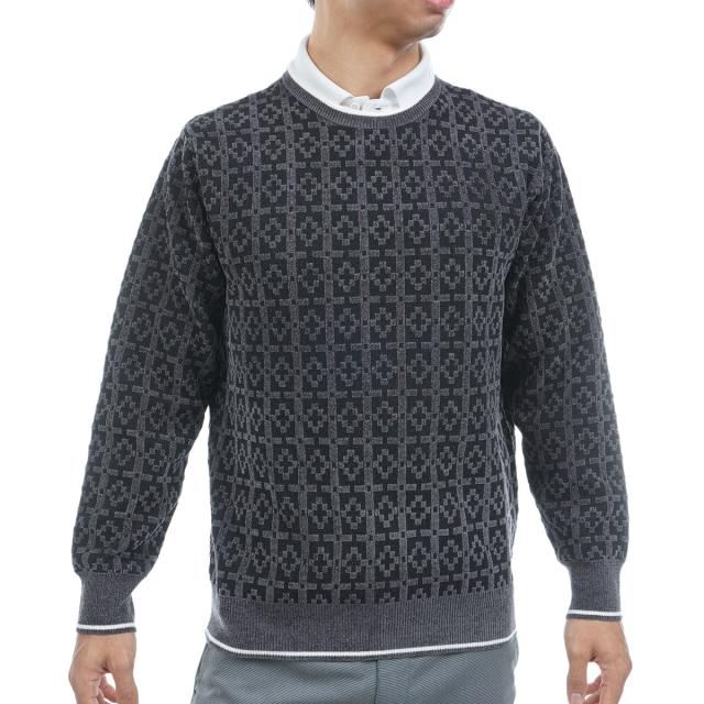 レザレクション Resurrection プラハパターンクルーネックセーターの