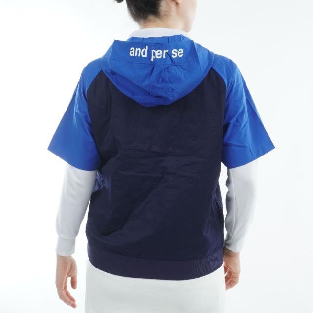 アンパスィ and per se ストレッチ エアジャスター切替デザイン半袖
