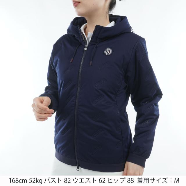 アンパスィ and per se ストレッチ エアジャスター中綿フーディー