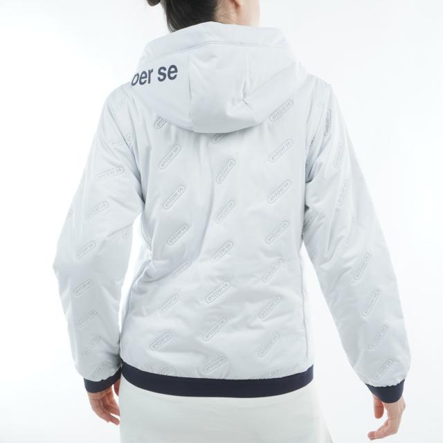 アンパスィ and per se ストレッチ エアジャスター中綿フーディー