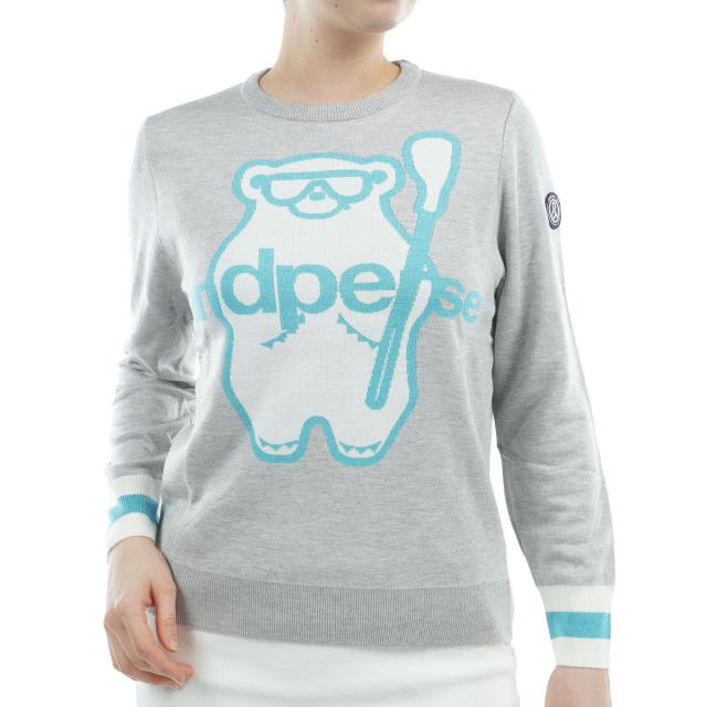 アンパスィ　and per se　クレアニットクルーネックセーター　レディス