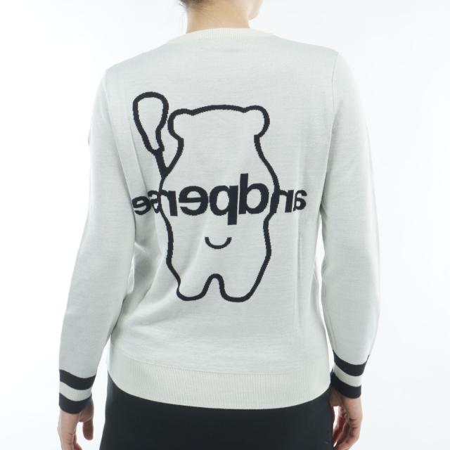 アンパスィ and per se クレアニットクルーネックセーター レディスの