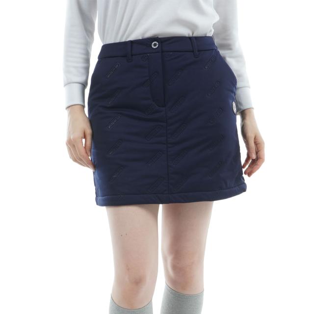 アンパスィ　and per se　ストレッチ エアジャスター中綿スカート　レディス