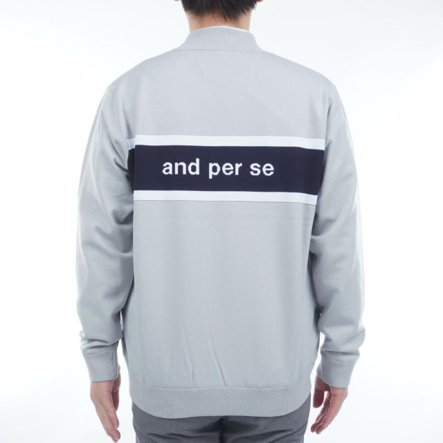 アンパスィ and per se ストレッチ ウインドシャッター防風ニット