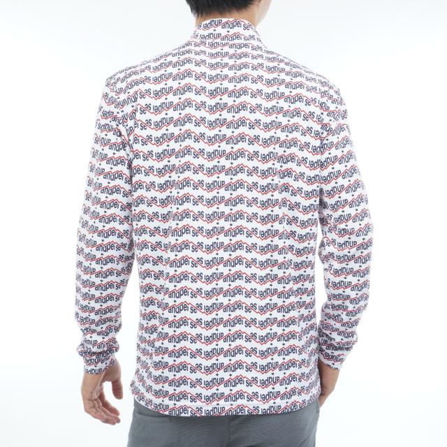 アンパスィ and per se ストレッチ ショットスムーザープリント長袖