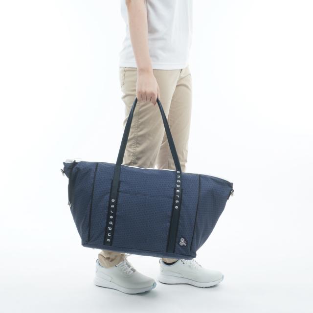 アンパスィ　and per se　総柄ボストンバッグ アンパスィ and per se 総柄ボストンバッグ