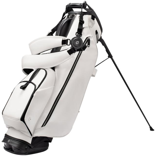 Vessel キャディバッグ black/White VESSEL キャディバッグ Player V Stand スタンドバッグ 14分割