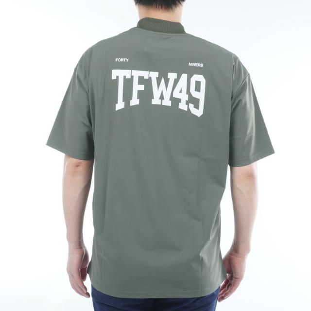 TFW49 緑色 半袖モックネック 2025SS 【メンズ】 TFW49 HALF MOCKNECK