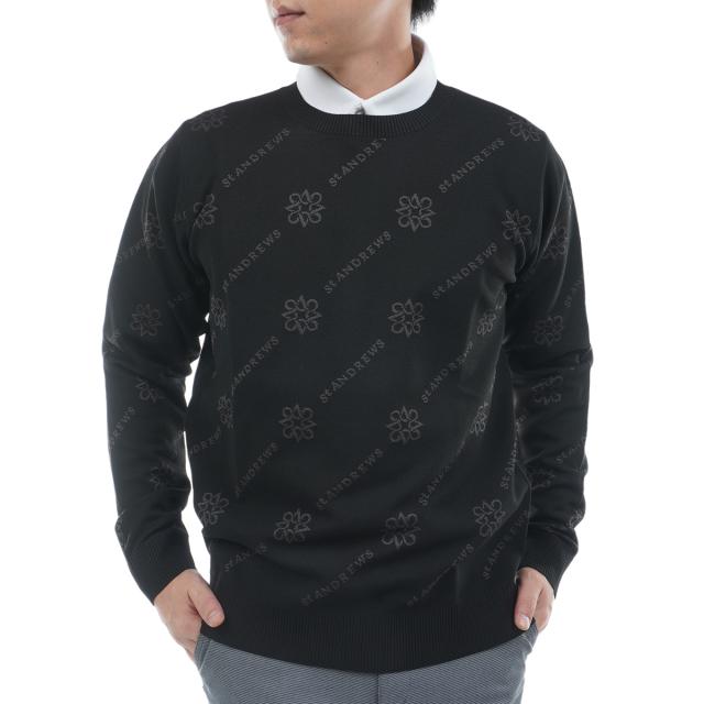 セント・アンドリュース　St ANDREWS　ロゴケルトジャカード プルオーバーセーター