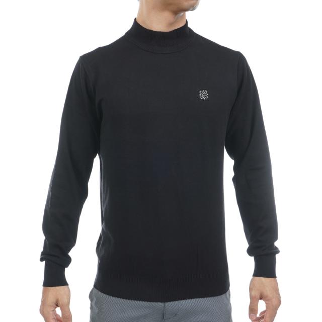 セント・アンドリュース　St ANDREWS　カシミヤタッチ天竺モックネックセーター