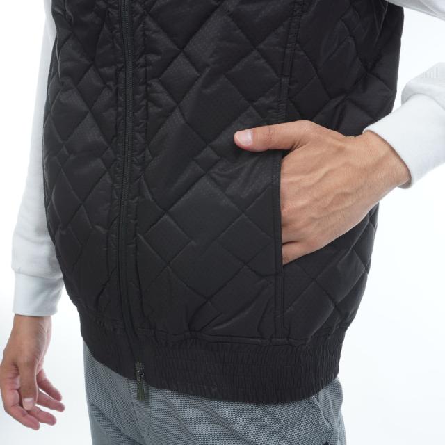 セント・アンドリュース St ANDREWS ドットストレッチキルトベストの