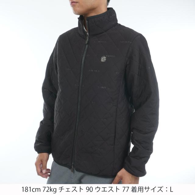 セント・アンドリュース　St ANDREWS　ストレッチ ロゴピンソニック中綿ブルゾン_1
