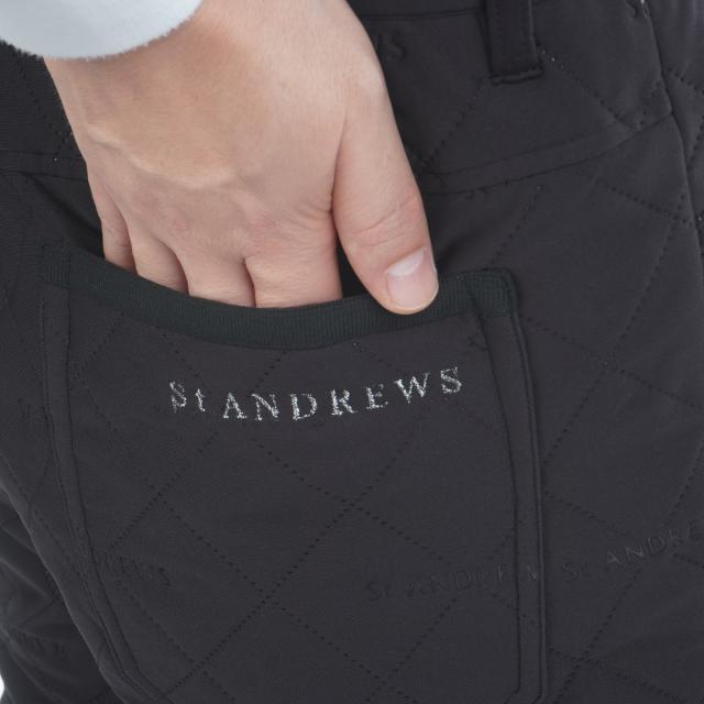 セント・アンドリュース　St ANDREWS　ロゴピンソニック ストレッチ中綿パンツ_6