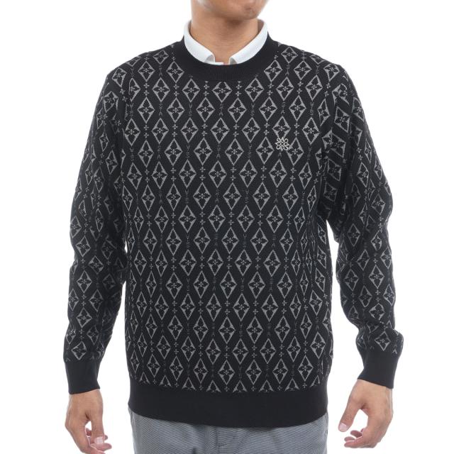 セント・アンドリュース　St ANDREWS　ダイヤロゴジャカード プルオーバーセーター