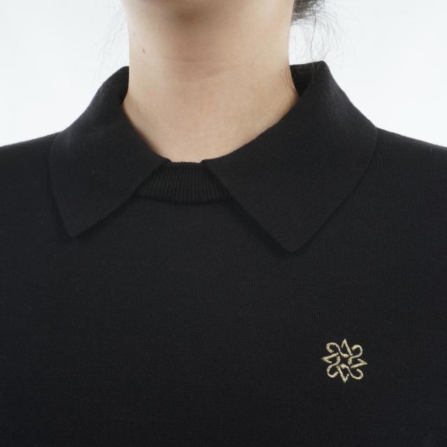 セント・アンドリュース　St ANDREWS　天竺襟付き 2WAY プルオーバーセーター　レディス_7
