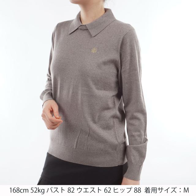 セント・アンドリュース　St ANDREWS　天竺襟付き 2WAY プルオーバーセーター　レディス_16