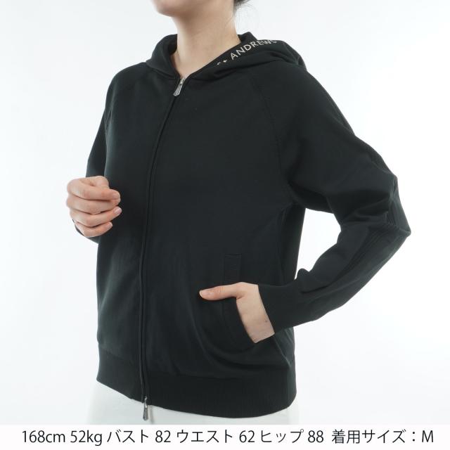 セント・アンドリュース　St ANDREWS　天竺×リブフルジップニットフーディー　レディス_1