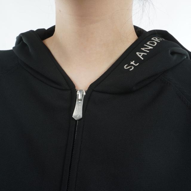 セント・アンドリュース　St ANDREWS　天竺×リブフルジップニットフーディー　レディス_7