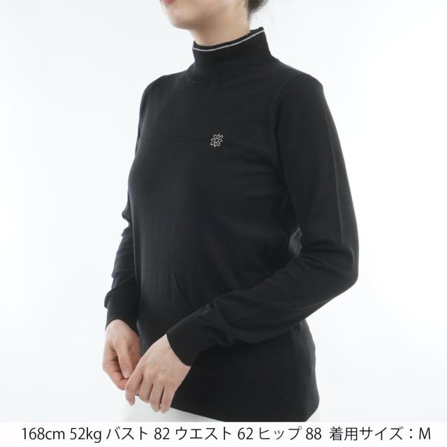 セント・アンドリュース　St ANDREWS　カシミヤタッチ 天竺モックネックセーター　レディス_1