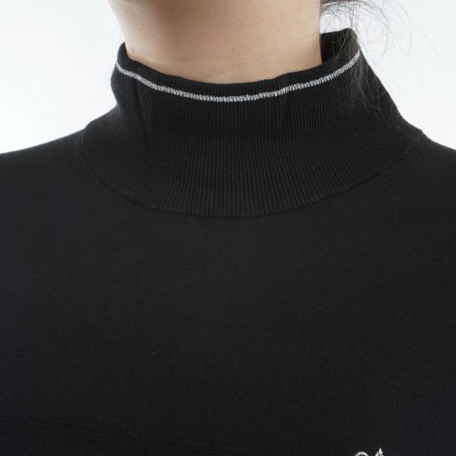 セント・アンドリュース　St ANDREWS　カシミヤタッチ 天竺モックネックセーター　レディス_7